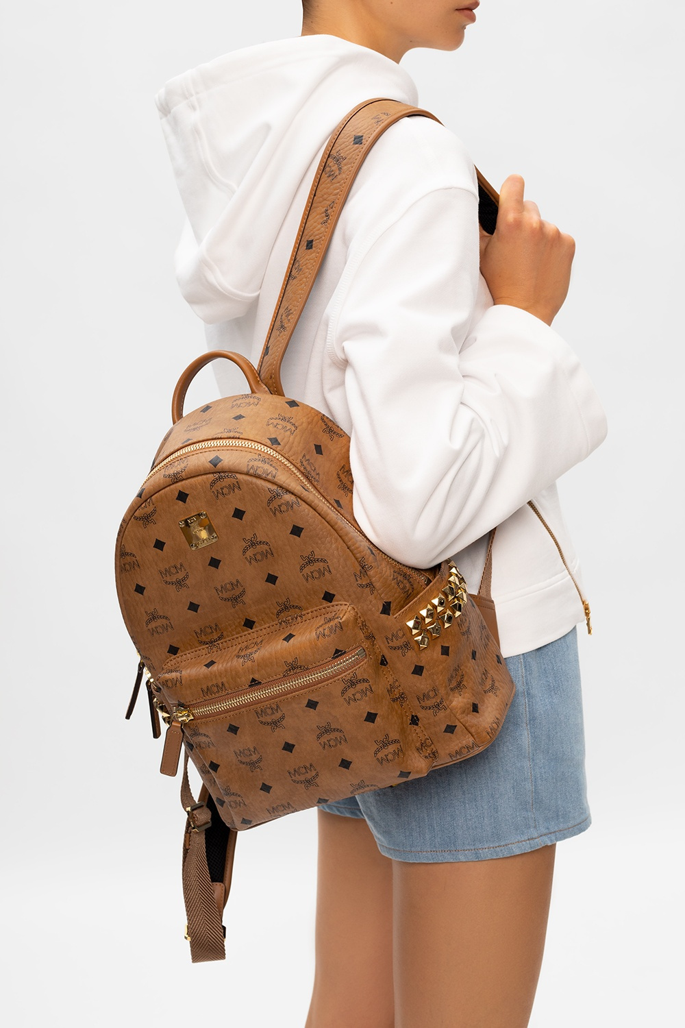 Mcm classic online backpack